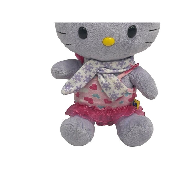 Hello Kitty Plush Toy Build A Bear Small Frys 8" Tall Light Purple With Dress - Picture 5 of 16
